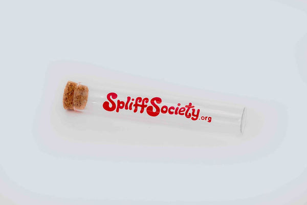 Deluxe Glass Tube with Cork Top • Fits all Wraps and Cones